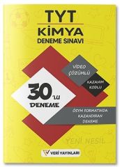 Veri Yayınları YKS TYT Kimya 30 Deneme Video Çözümlü Veri Yayınları