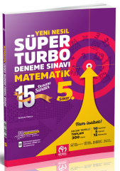 Model 5. Sınıf Matematik Süper Turbo 15 Deneme Model Eğitim Yayınları