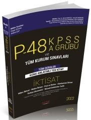 Savaş 2022 KPSS A Grubu P48 İktisat Konu Anlatımlı Tek Kitap Savaş Yayınları