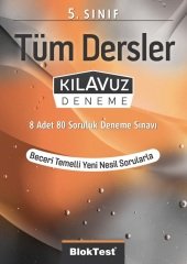 Blok Test 5. Sınıf Tüm Dersler Kılavuz Deneme Blok Test Yayınları