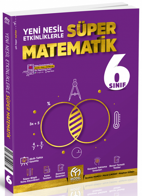Model 6. Sınıf Matematik Süper Soru Bankası Model Eğitim Yayınları
