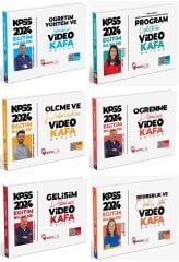 Hoca Kafası 2024 KPSS Eğitim Bilimleri Video Kafa Notlar 6 lı Set Hoca Kafası Yayınları