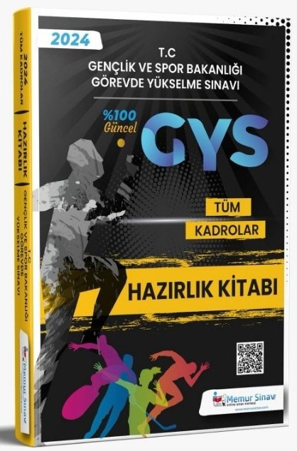 Memur Sınav 2024 GYS Gençlik ve Spor Bakanlığı Tüm Kadrolar Konu Anlatımlı Hazırlık Kitabı Görevde Yükselme Memur Sınav