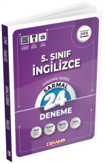 Dinamo 5. Sınıf İngilizce Sarmal 24 lü Deneme Dinamik Serisi Dinamo Yayınları