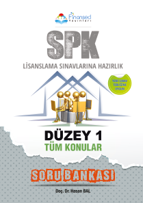 Finansed SPK Düzey-1 Tüm Konular Soru Bankası Finansed Yayınları