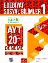 Çap Yayınları 2021 YKS AYT Edebiyat - Sosyal Bilimler-1 20x40 UP Deneme Video Çözümlü Çap Yayınları