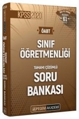 SÜPER FİYAT Pegem 2020 ÖABT Sınıf Öğretmenliği Soru Bankası Çözümlü Pegem Akademi Yayınları