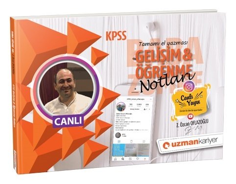 Uzman Kariyer 2019 KPSS Gelişim ve Öğrenme Notları Tamamı El Yazması Uzman Kariyer Yayınları