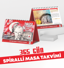 Delta Kültür 2023 Bilgi Kültür ve Cumhuriyet Masa Takvimi Spiralli Delta Kültür Yayınları