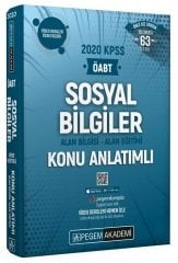 Pegem 2020 ÖABT Sosyal Bilgiler Konu Anlatımlı Video Destekli Modüler Set 3 Kitap Pegem Akademi Yayınları