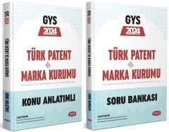 Data 2024 GYS Türk Patent ve Marka Kurumu Konu + Soru Bankası 2 li Set Görevde Yükselme Data Yayınları
