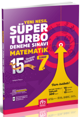 Model 7. Sınıf Matematik Süper Turbo 15 Deneme Model Eğitim Yayınları