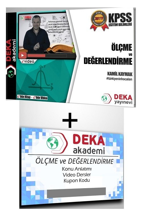 Deka Akademi 2019 KPSS Ölçme ve Değerlendirme Etkin Videolu Ders Notları Deka Akademi Yayınları