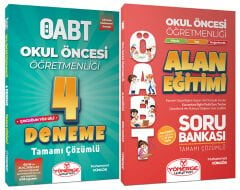 Yönerge ÖABT Okul Öncesi Soru + 4 Deneme 2 li Set - Muhammet Güngör Yönerge Yayınları