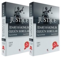 SÜPER FİYAT Kuram Justice İdari Hakimlik Özgün Sorular Soru Bankası 2 Cilt Set 9. Baskı - Ümit Kaymak, İsmail Ercan Kuram Kitap