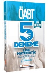 SÜPER FİYAT Uzman Kariyer ÖABT Lise Matematik Yeni Sistem 5 Deneme Çözümlü Uzman Kariyer Yayınları