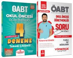 Yönerge ÖABT Okul Öncesi Soru + 4 Deneme 2 li Set - Muhammet Güngör Yönerge Yayınları