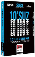 Yargı 2023 KPSS A Grubu 10 suz Olmaz 10 Deneme Çözümlü Yargı Yayınları