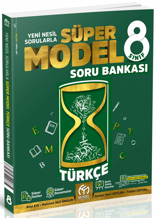 Model 8. Sınıf Türkçe Süper Model Soru Bankası Model Eğitim Yayınları