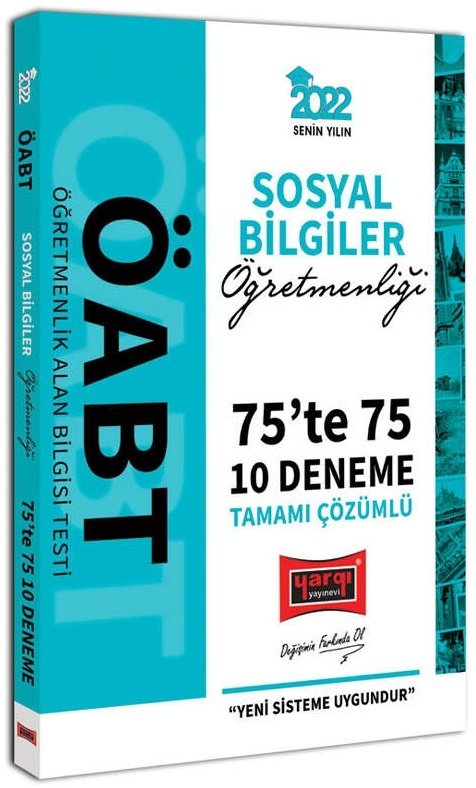 Yargı 2022 ÖABT Sosyal Bilgiler Öğretmenliği 75 te 75 10 Deneme Çözümlü Yargı Yayınları