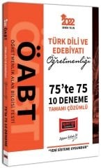 Yargı 2022 ÖABT Türk Dili ve Edebiyatı Öğretmenliği 75 te 75 10 Deneme Çözümlü Yargı Yayınları