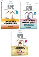 Finansed SPK Takas, Saklama ve Operasyon İşlemleri Konu + Soru + 10 Deneme 3 lü Set Finansed Yayınları