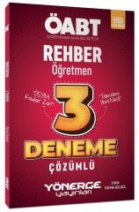 Yönerge ÖABT Rehber Öğretmen 3 Deneme Çözümlü - Fatma Bülbül Yönerge Yayınları