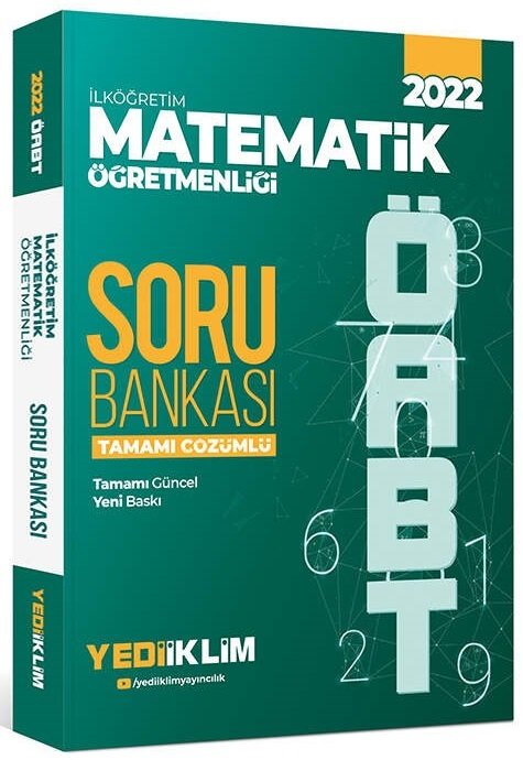 Yediiklim 2022 ÖABT İlköğretim Matematik Öğretmenliği Soru Bankası Yediiklim Yayınları