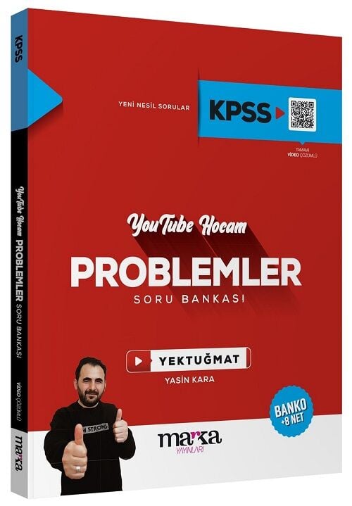 Marka 2024 KPSS Problemler Youtube Hocam Soru Bankası Video Çözümlü Marka Yayınları