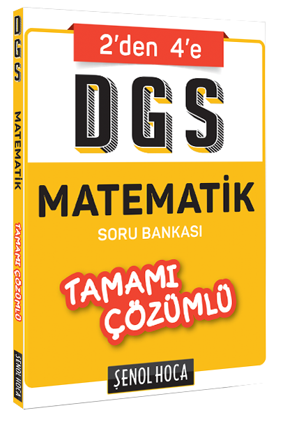 Şenol Hoca DGS 2 den 4 e Matematik Soru Bankası Çözümlü Şenol Hoca Yayınları