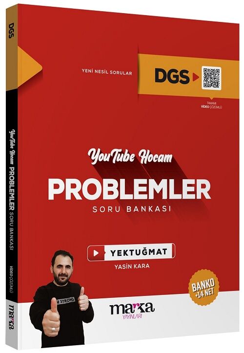 Marka 2024 DGS Problemler Youtube Hocam Soru Bankası Video Çözümlü Marka Yayınları
