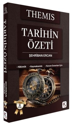 Kuram Hakimlik Kaymakamlık KPSS Themis Tarihin Özeti 9. Baskı - Şehriban Ercan Kuram Kitap