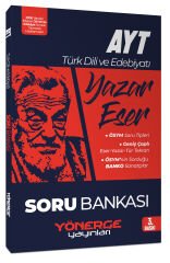 Yönerge YKS AYT Türk Dili ve Edebiyatı Yazar Eser Soru Bankası Yönerge Yayınları