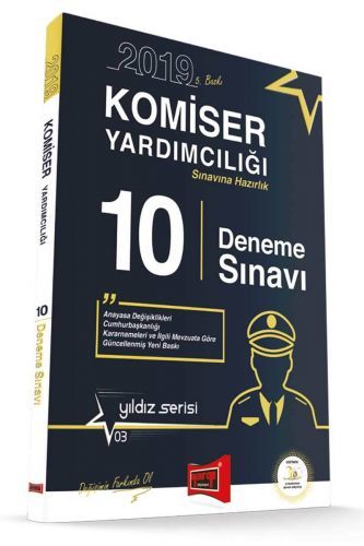 SÜPER FİYAT Yargı 2019 Komiser Yardımcılığı 10 Deneme Sınavı Yargı Yayınları