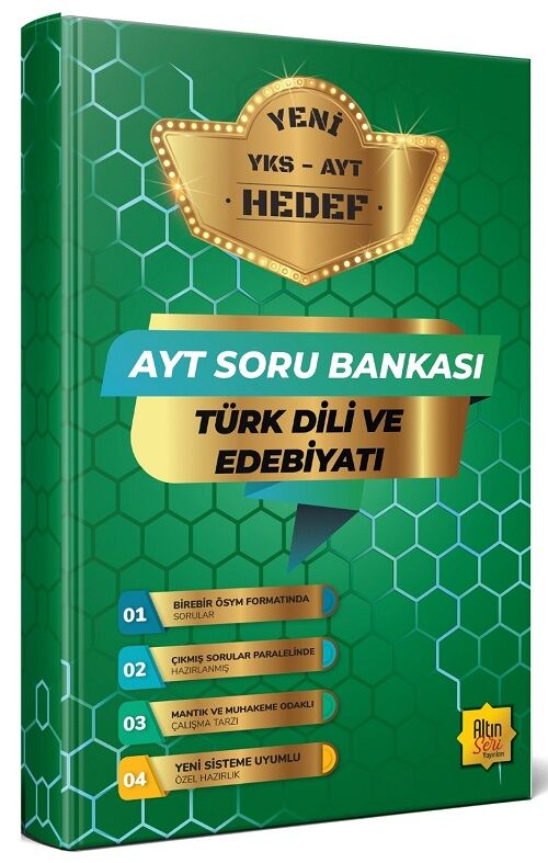 Altın Seri YKS AYT Türk Dili ve Edebiyatı Hedef Soru Bankası Altın Seri Yayınları