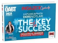 Yargı 2024 ÖABT İngilizce Öğretmenliği The Key To Success Pedagogical Grammar and Language Proficiency Kapsamlı ve Pratik Ders Notları Yargı Yayınları