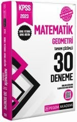 SÜPER FİYAT Pegem 2023 KPSS Matematik 30 Deneme Çözümlü Pegem Akademi Yayınları
