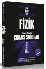 Pegem 2019 ÖABT Fizik Çıkmış Sorular Çözümlü Pegem Akademi Yayınları