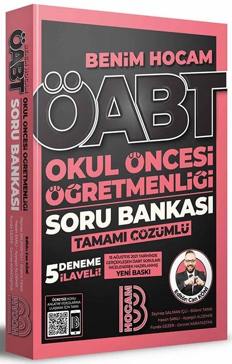 Benim Hocam 2022 ÖABT Okul Öncesi Öğretmenliği Soru Bankası Çözümlü - Can Köni Benim Hocam Yayınları