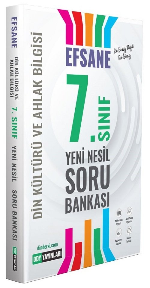 DDY Yayınları 7. Sınıf Din Kültürü ve Ahlak Bilgisi Efsane Soru Bankası DDY Yayınları