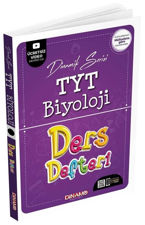 Dinamo YKS TYT Biyoloji Dinamik Ders Defteri Dinamo Yayınları