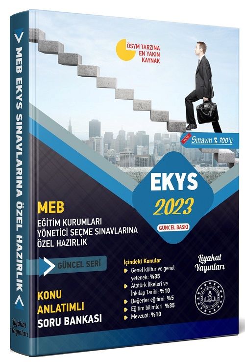 Liyakat 2023 MEB EKYS Müdür ve Yardımcılığı Konu Anlatımlı Soru Bankası Liyakat Yayınları