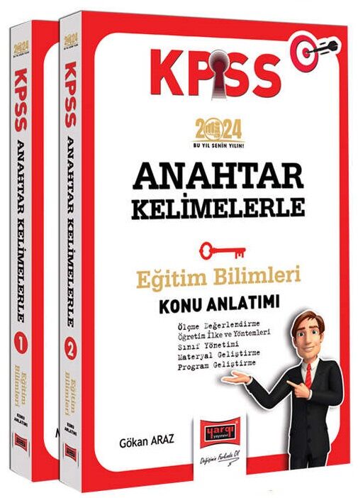 Yargı 2024 KPSS Eğitim Bilimleri Anahtar Kelimelerle Konu Anlatımı Set Yargı Yayınları