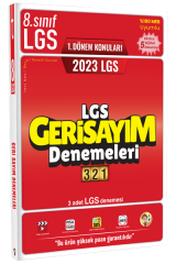 Tonguç 2023 8. Sınıf LGS 1. Dönem Geri Sayım 321 Denemeleri Video Çözümlü Tonguç Akademi