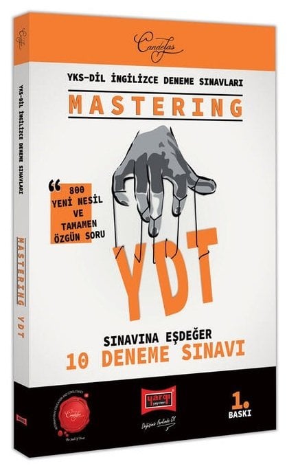 Yargı YKSDil İngilizce Mastering 10 Deneme 1. Baskı Yargı Yayınları