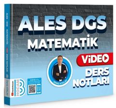Benim Hocam 2024 ALES DGS Matematik Video Ders Notları - Deniz Atalay Benim Hocam Yayınları