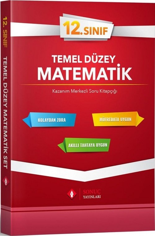 Sonuç 12. Sınıf Matematik Temel Düzey Soru Bankası Sonuç Yayınları