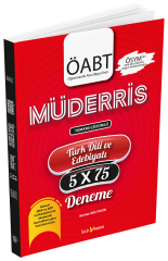 Tercih Akademi ÖABT Türk Dili ve Edebiyatı Müderris 5x75 Deneme Çözümlü Tercih Akademi Yayınları