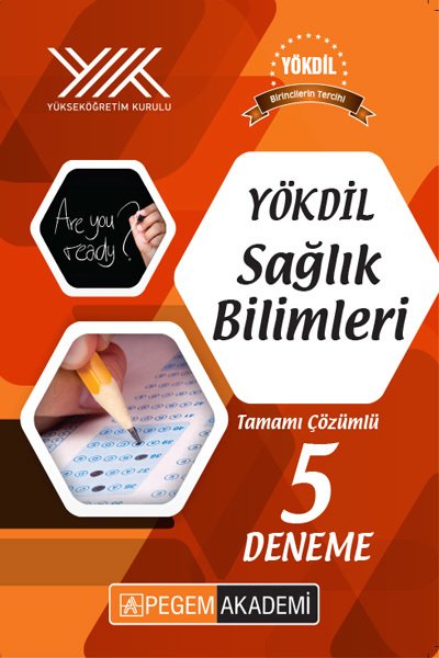 Pegem YÖKDİL Sağlık Bilimleri 5 Deneme Çözümlü Pegem Akademi Yayınları