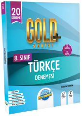 Ünlüler 8. Sınıf Türkçe Gold Serisi 20 Deneme Ünlüler Yayınları